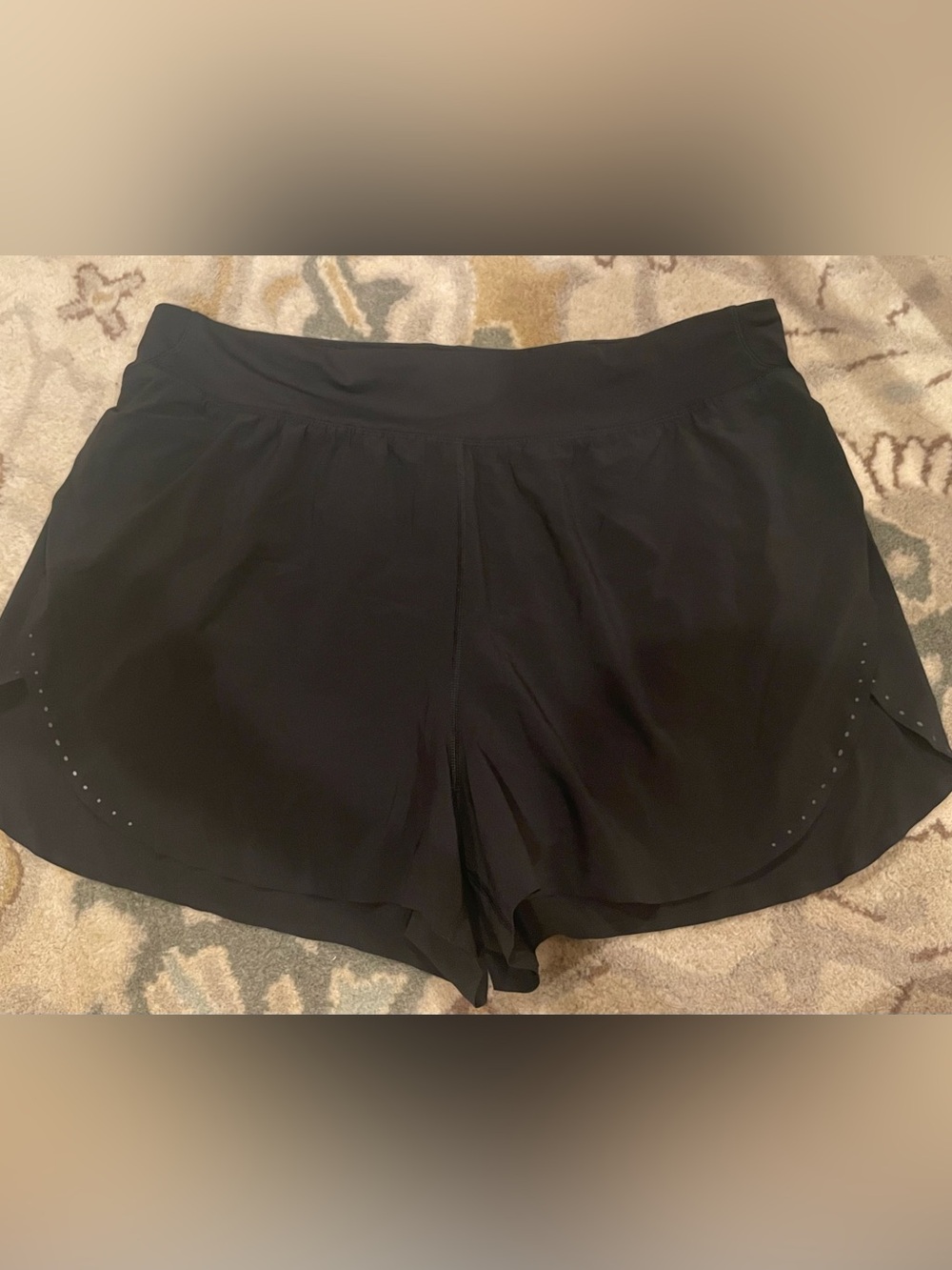 lululemon athletica Women's Black Running Shorts